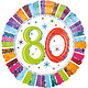 Folieballon Verjaardag 80 Jaar - 45cm