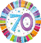 Folieballon Verjaardag 70 Jaar - 45cm