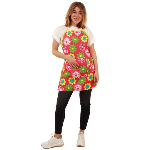 Bloemetjes keukenschort