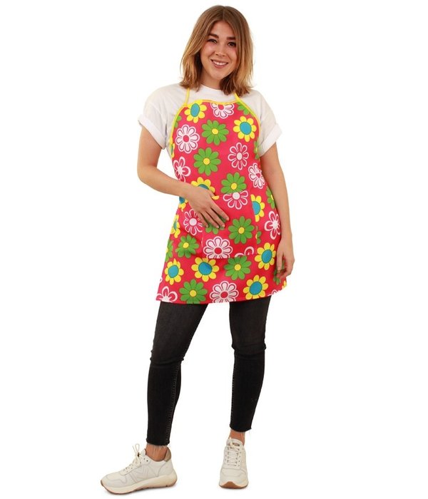 Bloemetjes keukenschort