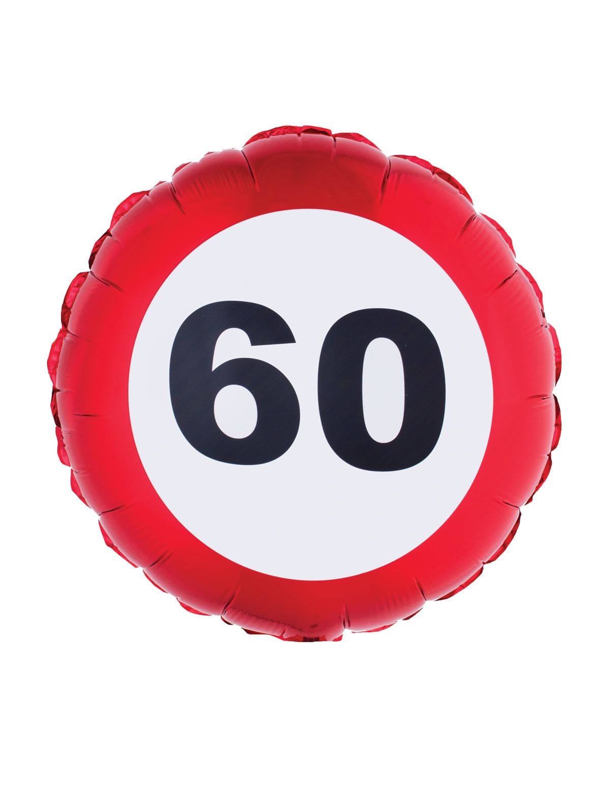 Folieballon Verkeersbord 60 Jaar afbeelding