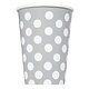 Bekers Zilver met Stippen - 6 Stuks