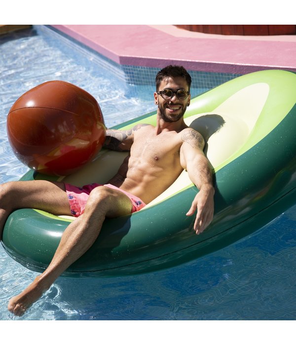 Opblaasbare Avocado Luchtbed