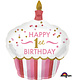 Folieballon groot Cupcake 1 Jaar Birthday Girl