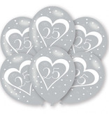 Ballonnen Jubileum 25 Jaar Zilver