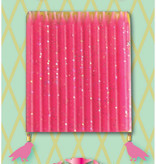 Roze Prinsessen Kaarsjes - 12 Stuks