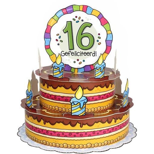 3D Wenstaart 16 Jaar