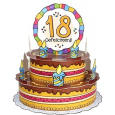 3D Wenstaart 18 Jaar