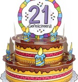 3D Wenstaart 21 Jaar