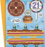 3D Wenstaart 21 Jaar