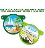 Letterslinger Hoera Pensioen - 2 Meter