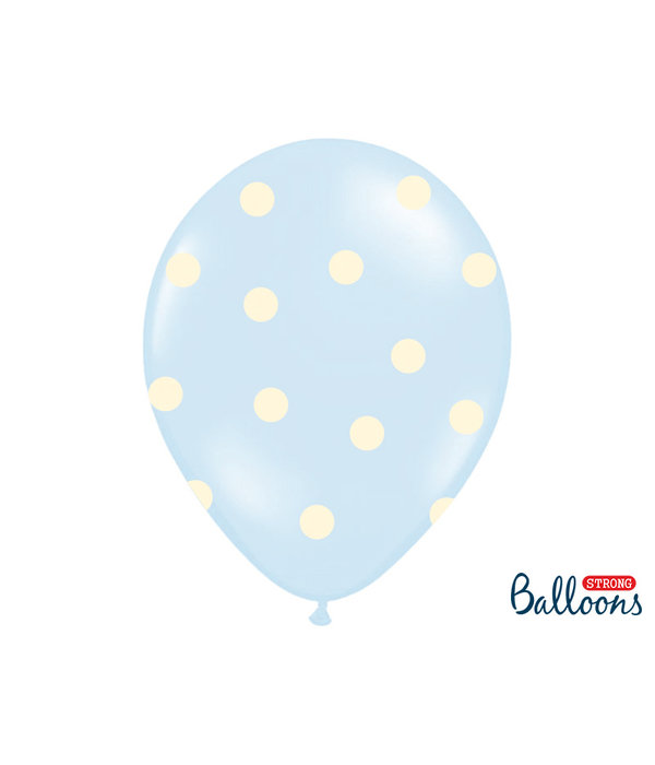 Ballonnen Mix It's A Boy Pastel Blauw - 6 Stuks