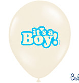 Ballonnen Mix It's A Boy Pastel Blauw - 6 Stuks