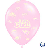 Ballonnen Mix It's A Girl Pastel Roze - 6 Stuks