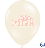 Ballonnen Mix It's A Girl Pastel Roze - 6 Stuks