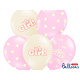 Ballonnen Mix It's A Girl Pastel Roze - 6 Stuks