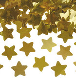 Confetti kanon metallic Gouden sterren 80 cm