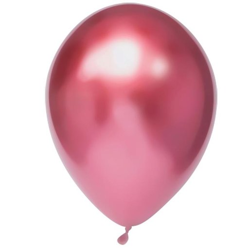 Chrome Ballonnen Roze - 50 Stuks