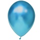 Chrome Ballonnen Blauw - 50 Stuks