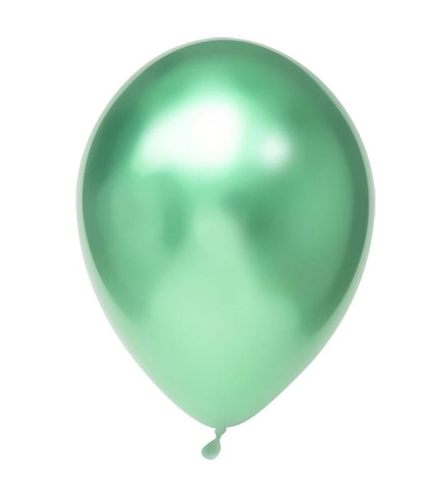 Chrome Ballonnen Mint Groen- 50 Stuks