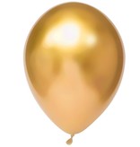 Chrome Ballonnen Goud - 50 Stuks