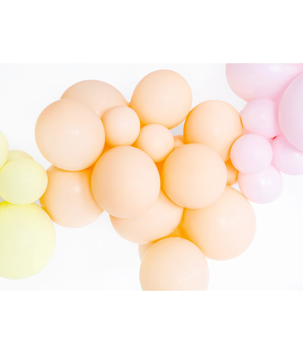 Ballonnen Pastel Peach - 10 Stuks