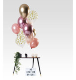 Ballonnen Set Golden Blush Premium - 12 Stuks