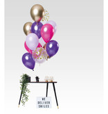 Ballonnen Set Purple Posh Premium - 12 Stuks