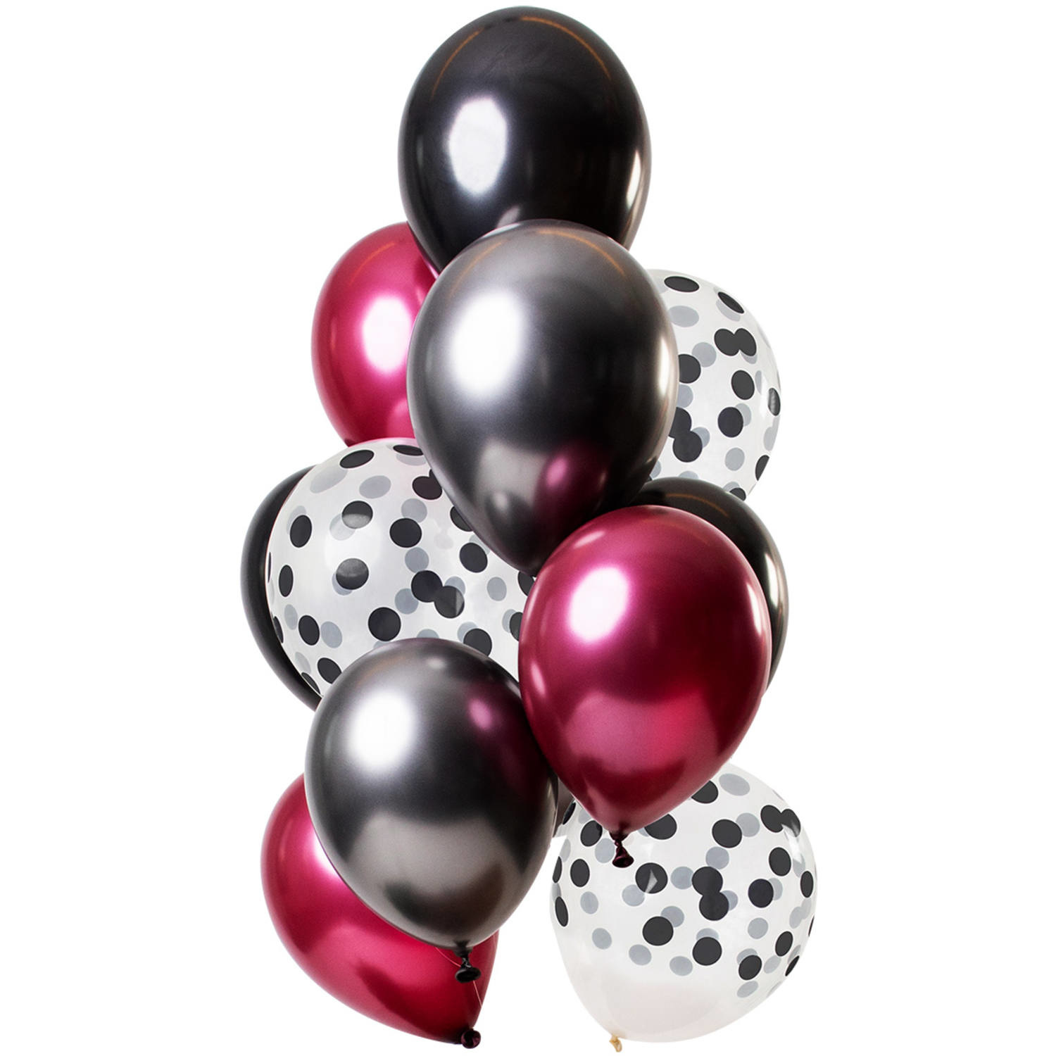 Ballonnen Set Dark Richness Premium - 12 Stuks