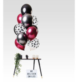Ballonnen Set Dark Richness Premium - 12 Stuks
