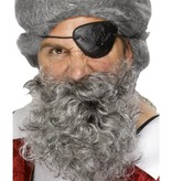 Licht grijze piraten baard