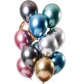 Chrome Ballonnen Treasures Premium 33cm - 12 Stuks