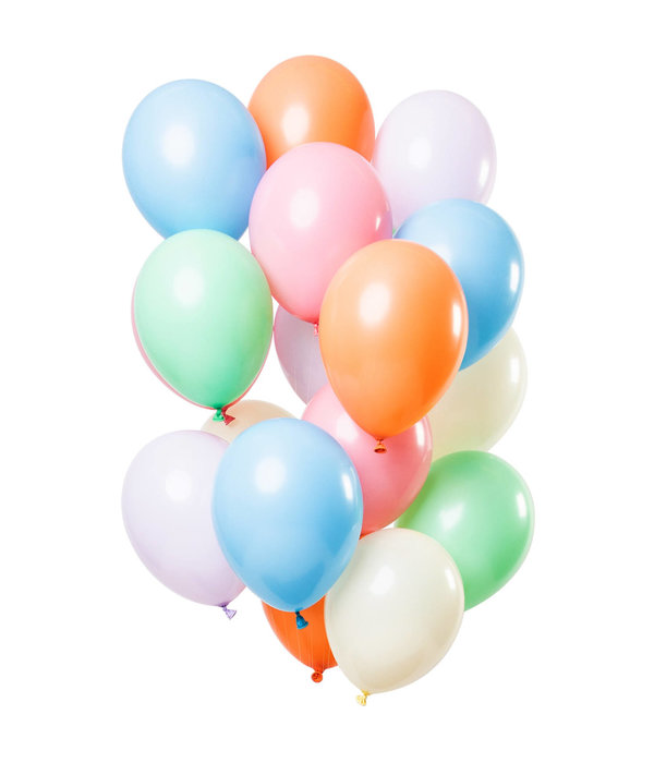 Ballonnen Set Pretty Pastel Premium 30cm - 15 Stuks