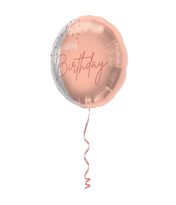 Folieballon 'happy Birthday' Lush Blush - 45cm