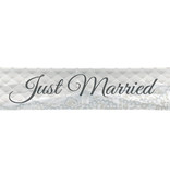 Bruiloft Spandoek Just Married 300x60cm
