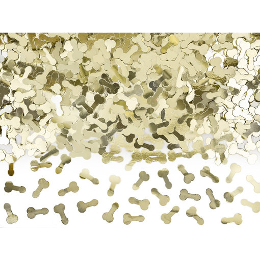 Tafeldecoratie / Sierconfetti Piemels Goud - 30 gram