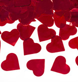 Confetti Shooter Rode Hartjes - 80 cm