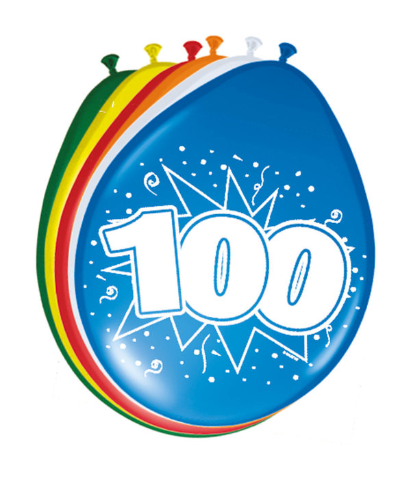 Ballonnen '100' (8 st)