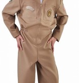 Jet Fighter Straaljager pak kind camel