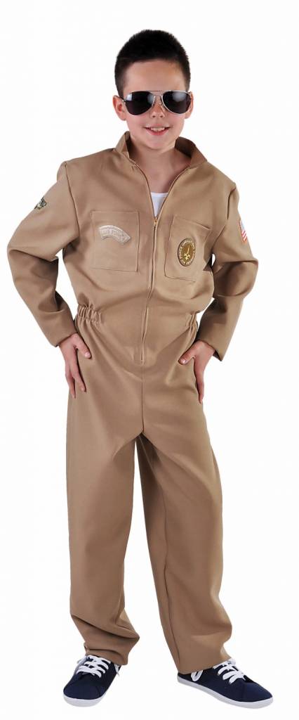 Jet Fighter Straaljager pak kind camel afbeelding