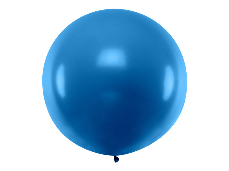 Ballonnen 1m, rond, Pastel navy blauw