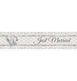 Foliebanner Just Married - 2,5m