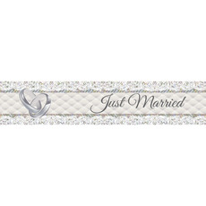 Foliebanner Just Married - 2,5m