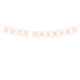 Letterslinger Just Married Lichtroze - 155cm