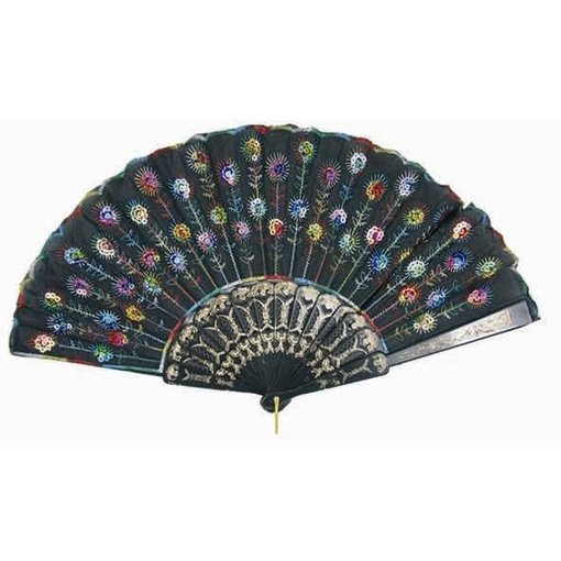 Handwaaier Pailletten Multikleuren