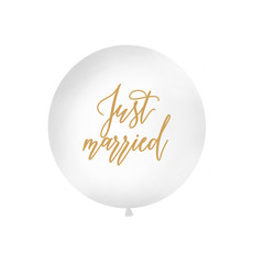 Mega Ballon Just Married Wit - 1m