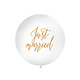 Mega Ballon Just Married Wit - 1m