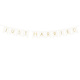 Letterslinger Just Married Wit - 155cm