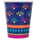 Mexicaanse Party Bekers Boho Fiësta - 8 Stuks