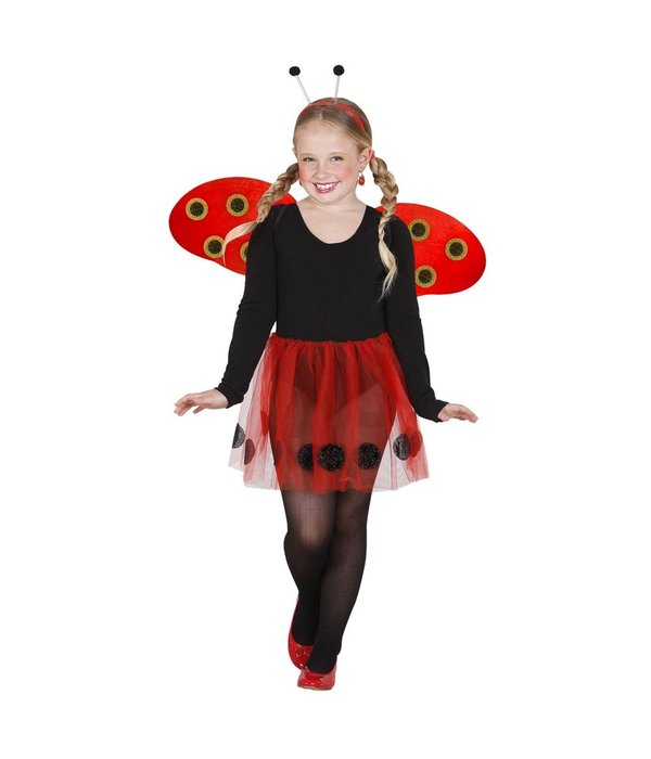 Verkleedset lieveheersbeestje 3-delig